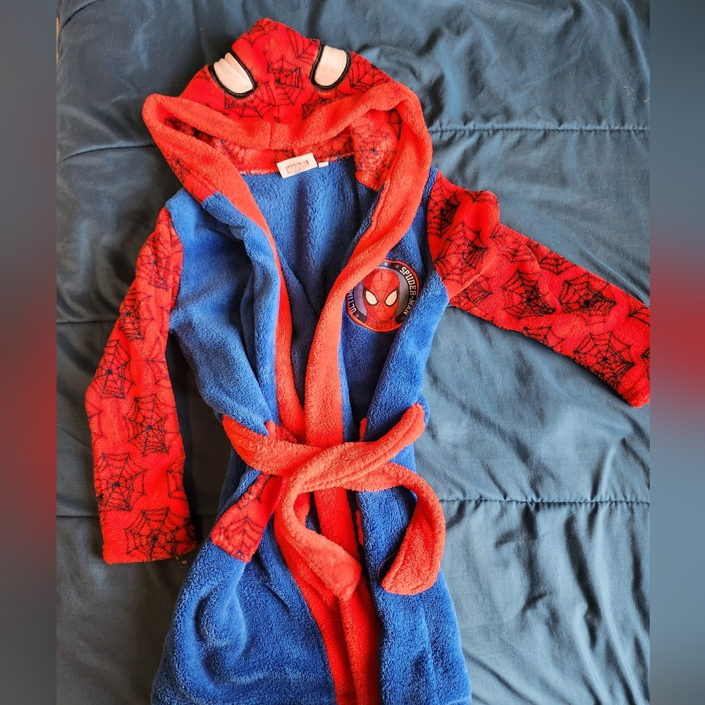 Spiderman Kid Robe